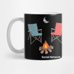 Social Network - Camping Mug